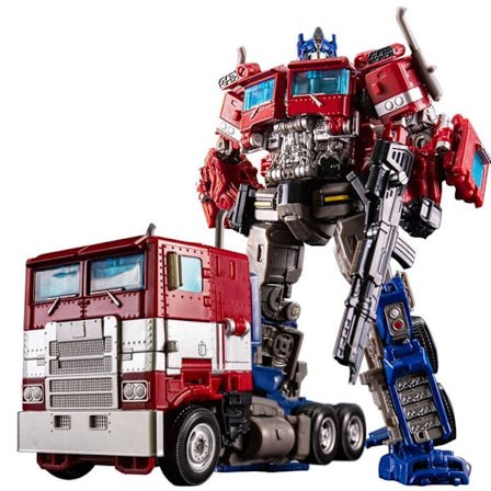 Transformerende Robotbil Legering Commander Optimus Prime Action Figur - Barnebursdagsgave