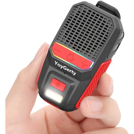 2025 Senaste Modell 2025 Uppgraderad Bärbar Bluetooth 5.4 Högtalare, IPX6 Vattentät Clip-on Trådlös Högtalare, Portabel Högtalare med RGB-ljus