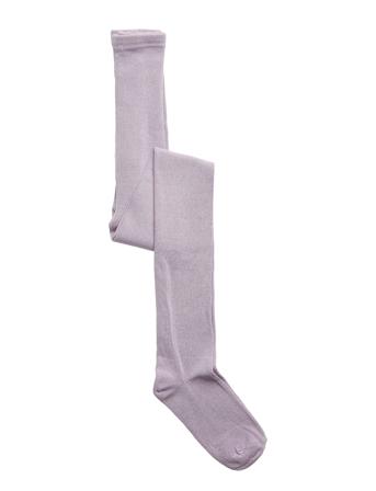 Cotton Tights Purple Melton