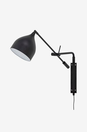 Bloomingville - Vegglampe Lyam - Svart - Vegglamper - Fra Homeroom