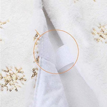 Julgransmatta Julgransmatta Rund Julgransfilt Stor Päls Julgransfot Matta Julgransdekorationer