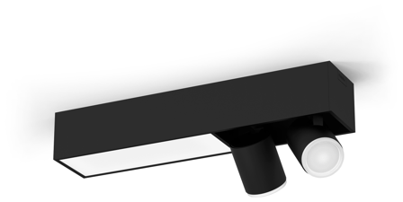 Philips Hue Centris 929003808401 Spotlys Sort, Belysning