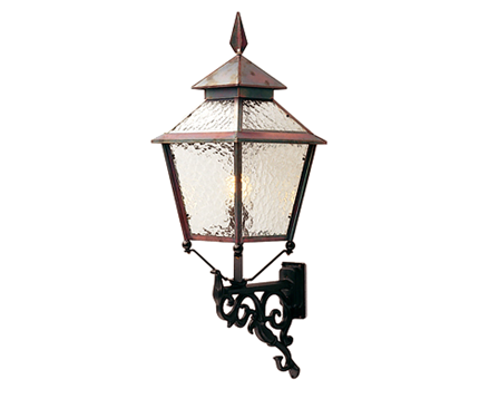 Westal Eriksberg Vegglykt kobber, støpejern, 930 x 306 mm, Belysning