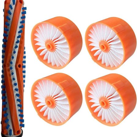 4-pack filter och borste set för Black + Decker Powerseries BSV2020G batteri