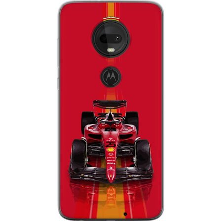 Yhteensopiva Puhelinkuori Motorola Motorola Moto G7 Ferrari Formula 1 -auto ikonisessa punaisessa muotoilussa urheilullisella tarkkuudella