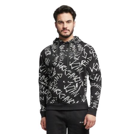 John Richmond Sweatshirt Sort, Herre Hættetrøjer