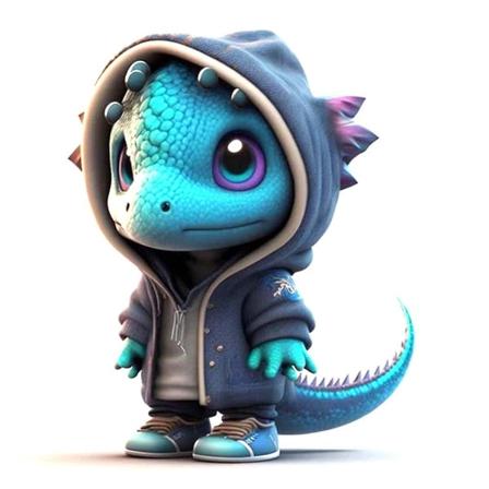 Dinosaur Elf Krukke Statue Dekor Skulptur Gaver Kunst Bord Senterstykke Hjem Bursdag Figur Polyres