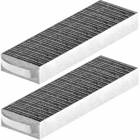 2024 2-pack aktivt kolfilter för Bora Pure/x Pure/s Pure köksfläkt, Puakf filtertilbehör ersättningsfilter nytt-WELLNGS