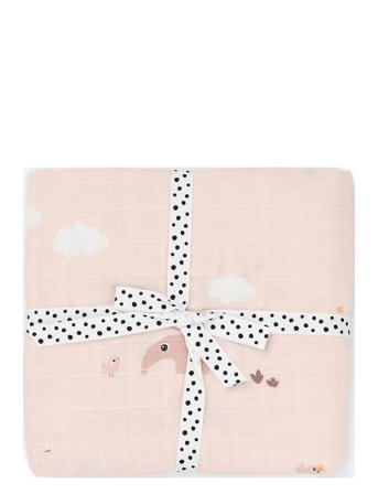 Done by Deer Swaddle Playground Powder - Pink - 120X 120CM
