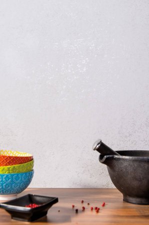 Duro Tapet, Sten 352-01 Enfärgad & Randig, L, Silver, Färg & tapeter