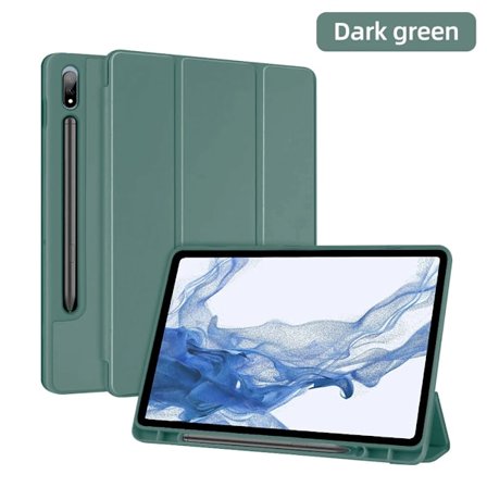 Fodral för Samsung Galaxy Tab, för Tab S8 Ultra 14.6 S8 Plus S7 Plus S7 FE 12.4 S7 S8 11 S6 Lite 10.4 med pennhållare, surfplatta