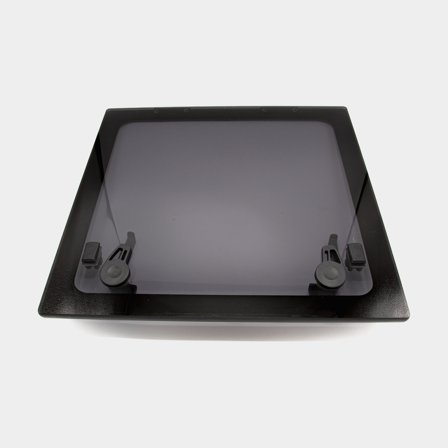 Vidro de substituição para escotilha de convés, transparente, compatível com Lewmar Flush 2G (tam. 41), com perfil de montagem