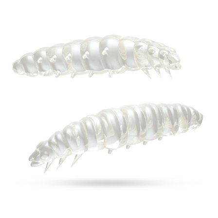 Libra Lures Larva 30 Krill (15-pack) - Silver Pearl
