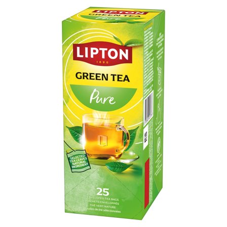 LIPTON Te grönt, äkta, 25 inslagna påsar 25/fp - Lyreco - Kök och servering - Kaffe och te - Te
