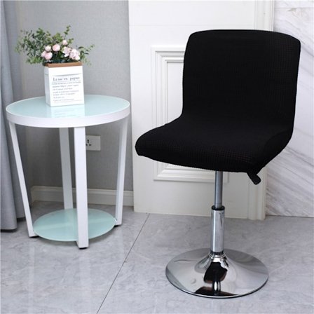 Barstoltrekksett, Vanntett Skandinavisk Kvadratisk Brun Svingbar Barstoltrekk med Ryggstøtte Industriell Barstol