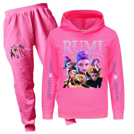 Kpop Heksejegere Barne Genser Hettegenser Bukse Sett