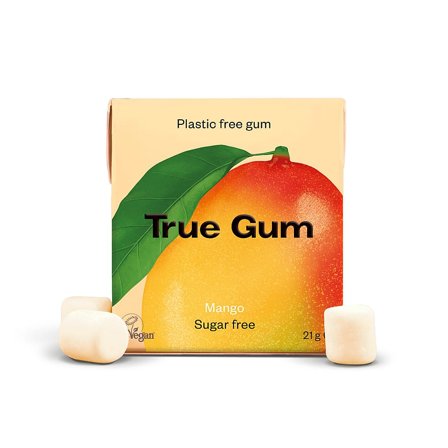 True Gum True Gum Mango Mango, Helse & Madvarer, Snacks, Tyggegummi