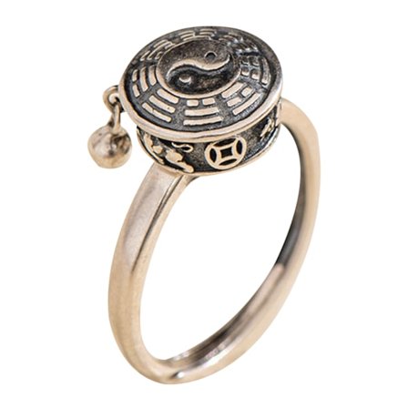 Gossip Mönster Vintage Spinner Ringar Smycken för Kvinnor Fingerring Kvinnor Män Ringar Roterbar Anti Stress Buddhism Ring