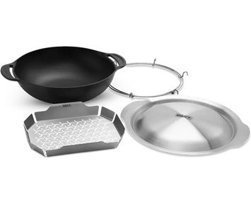 Weber Crafted Wok-set - Wok- & ånginsats till Weber CRAFTED-grillar