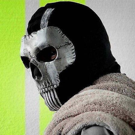 Ghost Maske V2 - Operatør Mw2 Airsoft Cod Cosplay Airsoft Taktisk Kranie Fuld Maske -CLJR [DB]