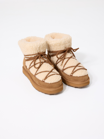 MATCH - Taissy Boot - Jean Paul Sko Dame - Str. 40 - Dame - Sko - Hvit - 100% saueskinn i overdel