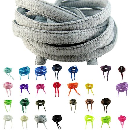 Skosnören - Ovala [130 cm] Ljusblå