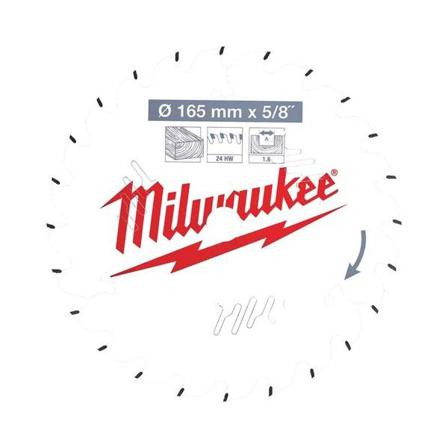 Milwaukee CSB P W Savklinge 165x1.6×15.87mm, 24T, Maskintilbehør & forbrugsvarer