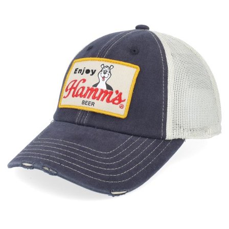 American Needle - Blå trucker Keps - Hamms Orville Trucker @ Hatstore
