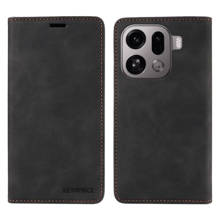 BETOPNICE Oppo Find X9 Pro 5G Plånboksfodral Konstläder - Svart