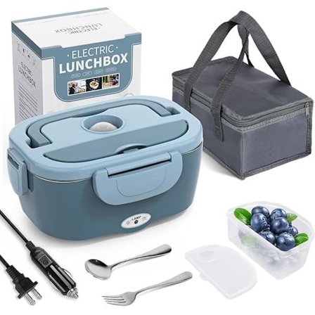 1,5L Rustfri Elektrisk Madkasse 12/24v / 110/220v Bil Lastbil Kontor 80W