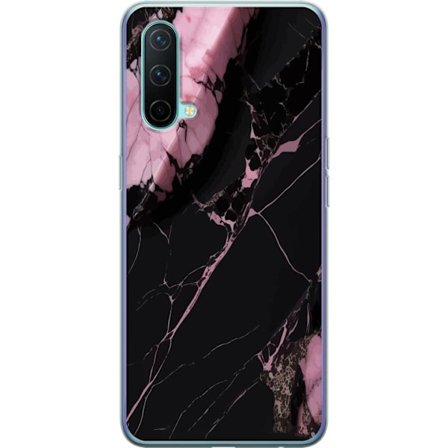 Kompatibelt Mobilskal till OnePlus Nord CE 5G Svart rosa marmor
