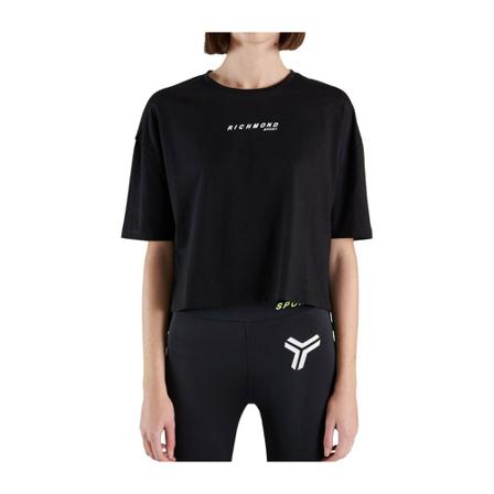 John Richmond Training T-Shirts Sort, Dame Løbetoppe & shirts