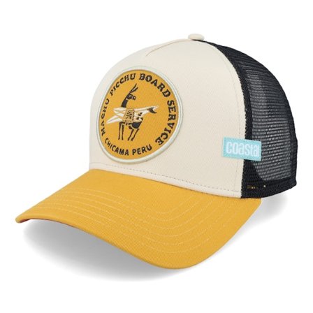 Coastal - Machu Piccu Sand Coastal Trucker Trucker Beige Cap - @ Hatstore