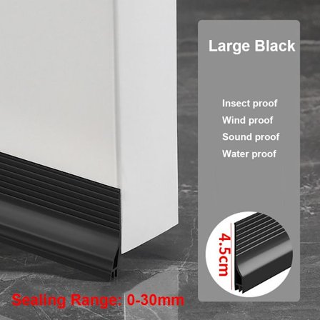 100 cm Oven pohjan tiivistenauha Vedonpoistaja SUURI MUSTA