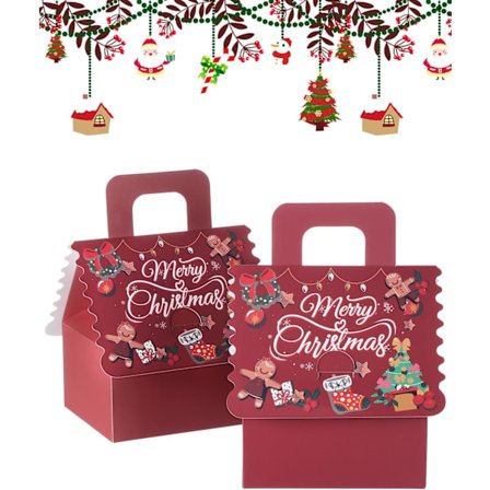 |NN| 20 stk. Julegaveesker, Julaftens Epleesker, Julegodtesker, Nye Festlige Gaveemballasjer