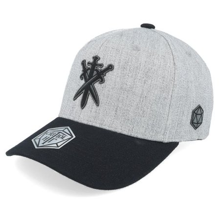 Critiql Hit - Grå adjustable Keps - Swords Crossed 110 Flexfit Grey/Black Adjustable @ Hatstore