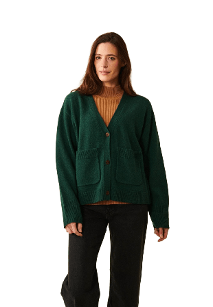 Jumperfabriken Estrid Cardigan Tröjor Dam Grön M