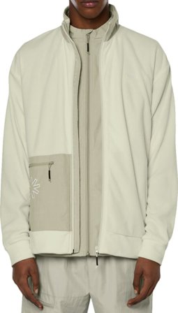 Rains Fleece Jacket Unisex middle-layer synthetic jackets Beige S
