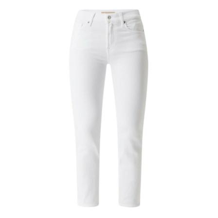 7 For All Mankind, Slim-fit Jeans Wit, Dames, Maat:W27,Katoen