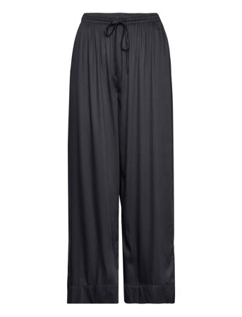 Cia Wide Pants Vide Bukser Grå Movesgood*Betinget Tilbud