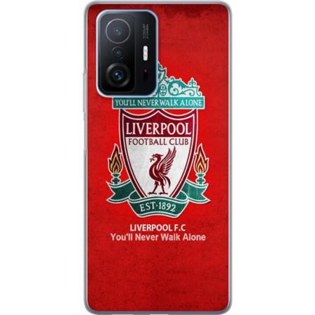 Xiaomi 11T Läpinäkyvä kuori Liverpool YNWA
