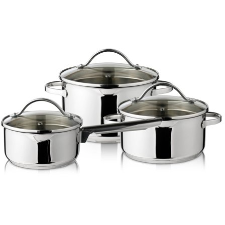 Funktion Grytset med Lock 6 delar Rostfritt Stål | Matlagning > Kokkärl & Stekpannor > Grytset & Kastrullset | Bagaren och Kocken