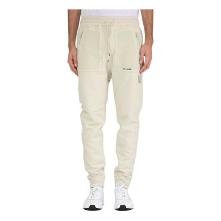 C.p. Company - Joggingbyxor - Vit - Herr - Storlek: L, Herr, Storlek: L