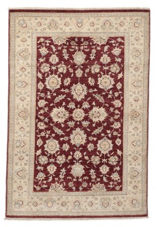 Noué À La Main Ziegler Tapis 120X178 De Laine Orange/Marron Petit