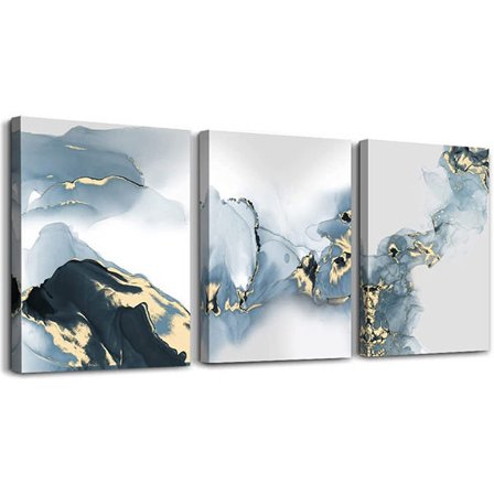 3-delad uppsättning, landskap elegant sovrum hängande målning kök C