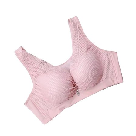 Langattomat rintaliivit naisten hengittävä Push Up Bralette Girl pitsiverkko