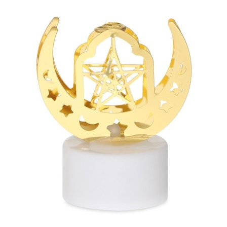 Eid Mubarak Ramadan Dekorationslampa LED-Ljusslinga