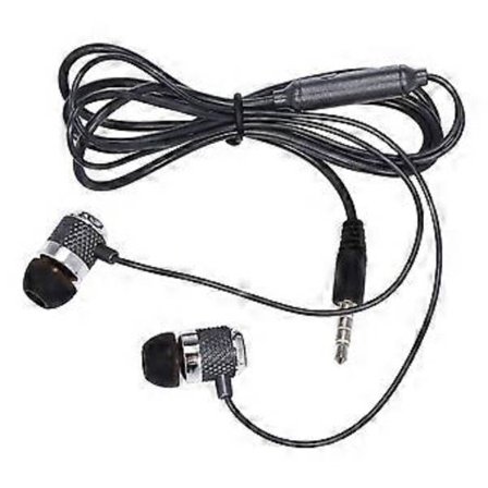 Trådlösa In-Ear Hörlurar 3,5mm Stereo Musikhörlurar med Mikrofon