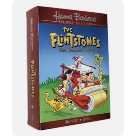 Uusi The Flintstones -sarjan DVD-kokoelma, 20 levyä, englanninkielinen versio