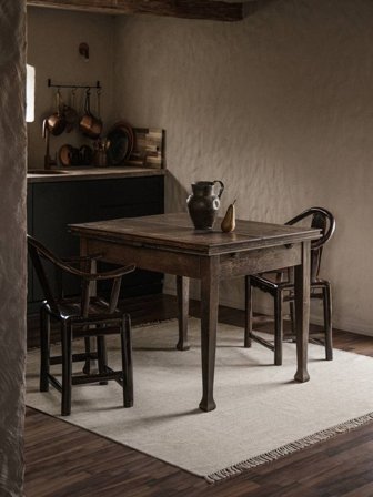 Cor Única Melange Bege Grande Oeko-Tex Tapete